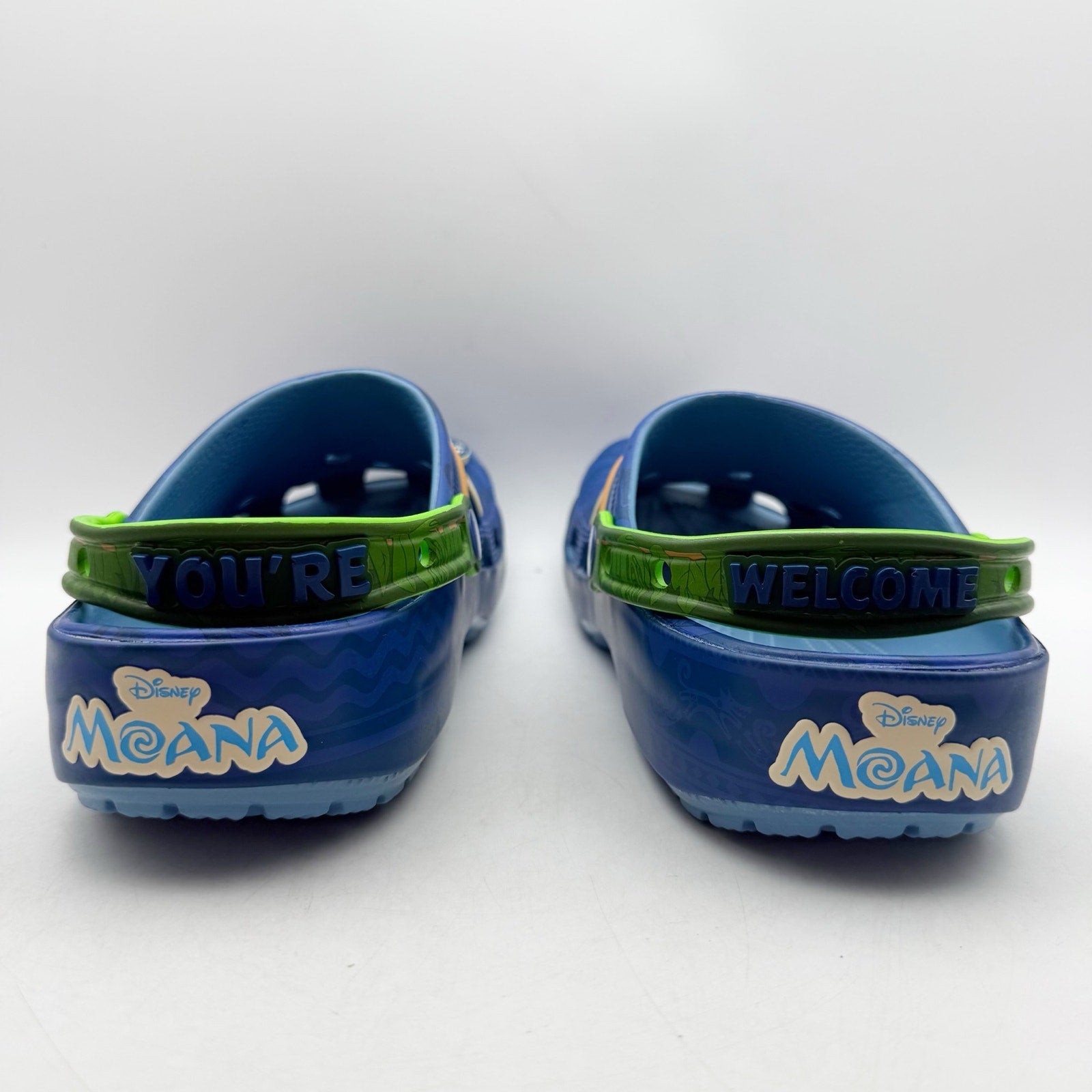 Crocs UNISEX Moana Classic Clog Mens 9 Womens 11 Blue Green NWOB