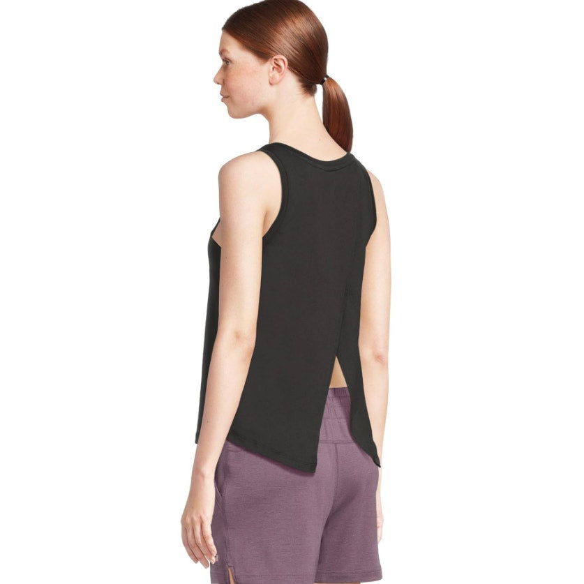 HELLY HANSEN Women's Tech Split Back Tank Top Medium Black Sleeveless NWT