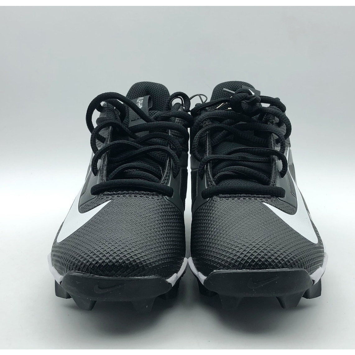 Nike Kids Alpha Menace 4 Shark Football Cleats Size 4.5 Black Grey White NWOB