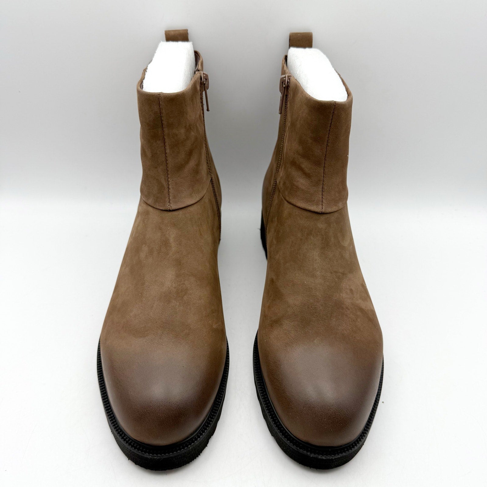 David Tate Womens Damila Boots US 9.5M EU 40 Brown Nubuck Leather NIB