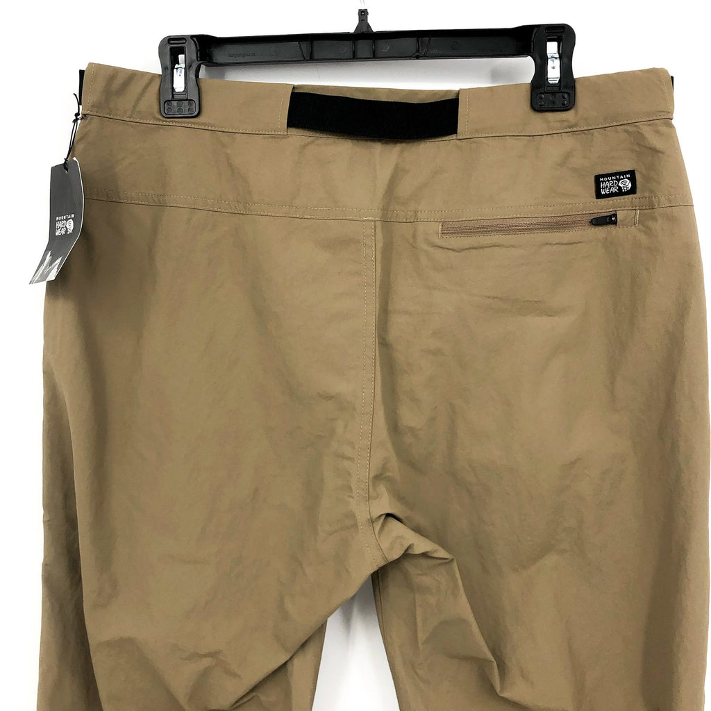 MOUNTAIN HARDWEAR Men's Stryder Pants Size 34 Tan Trail Dust Lightweight NWT