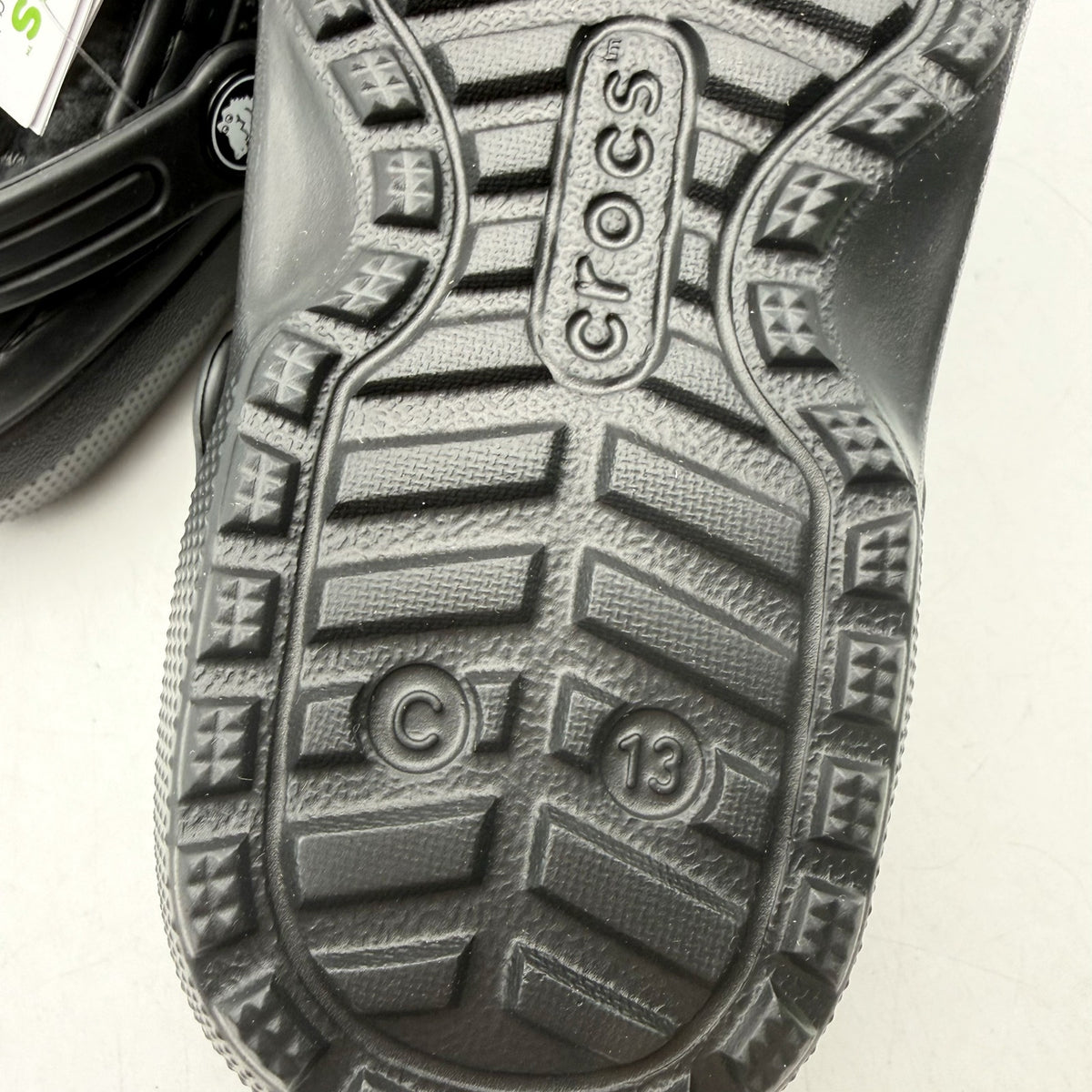 Crocs Kids Classic Lined Clogs C13 EU 30.5 Black Lightweight NWT