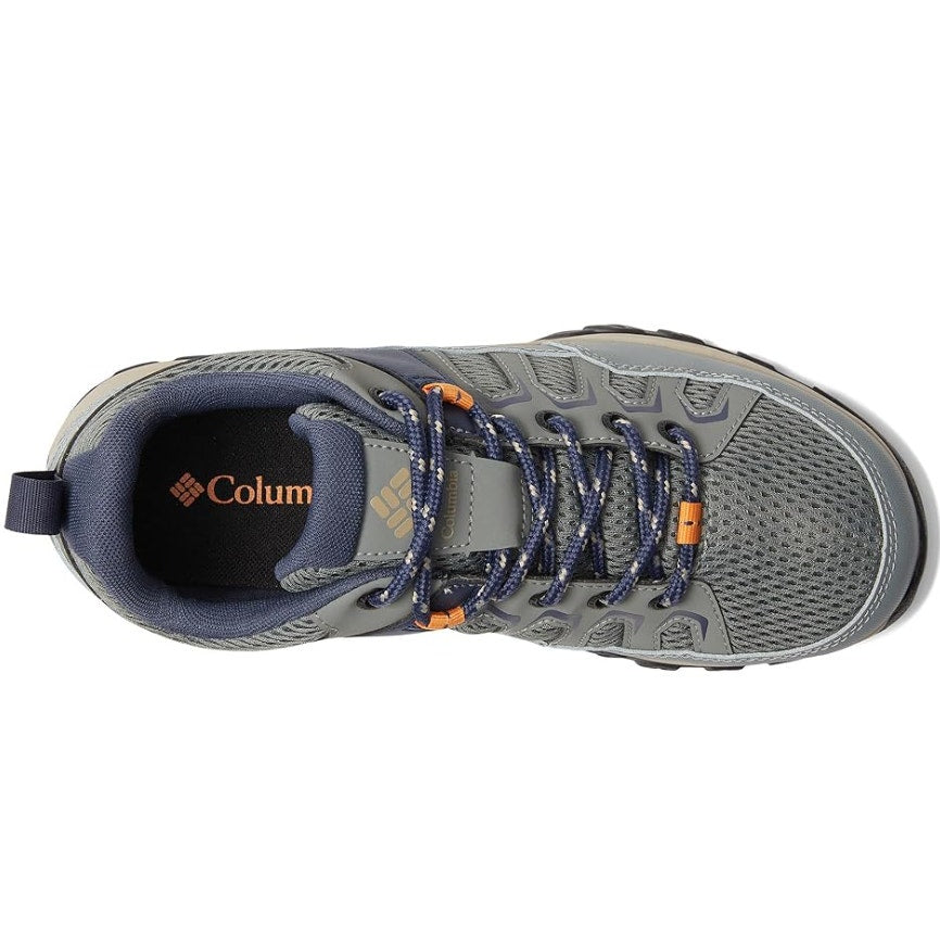 Columbia Womens Granite Trail Hiking Shoes Size 9.5 Blue Grey Waterproof NIB