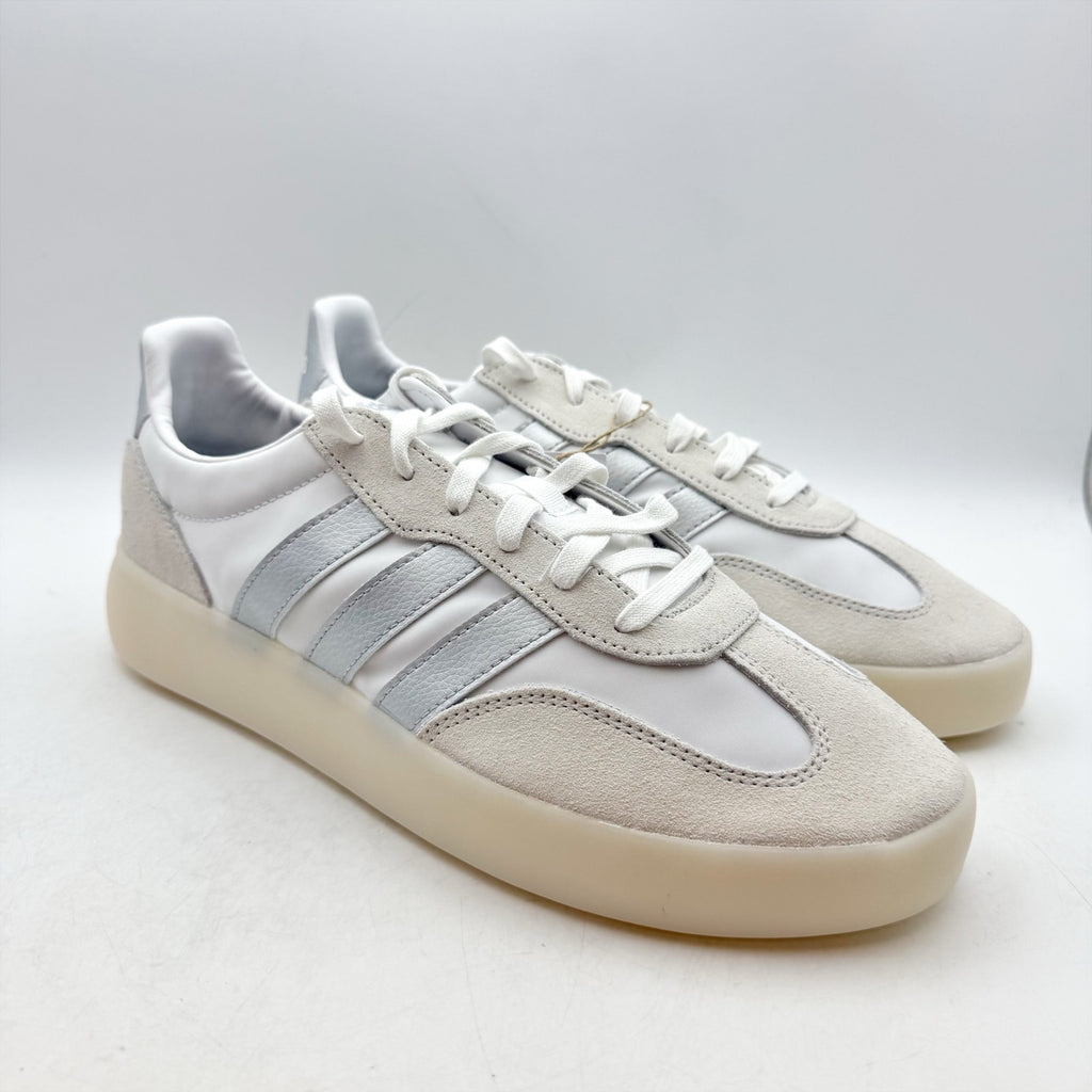 Adidas Womens Barreda Decode Casual Sneakers SIZE 11 White Silver Suede NIB