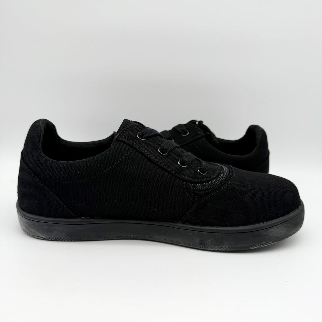 BILLY Footwear Mens Low Top ll Sneakers US 10.5 Wide EU 43.5 Black NIB