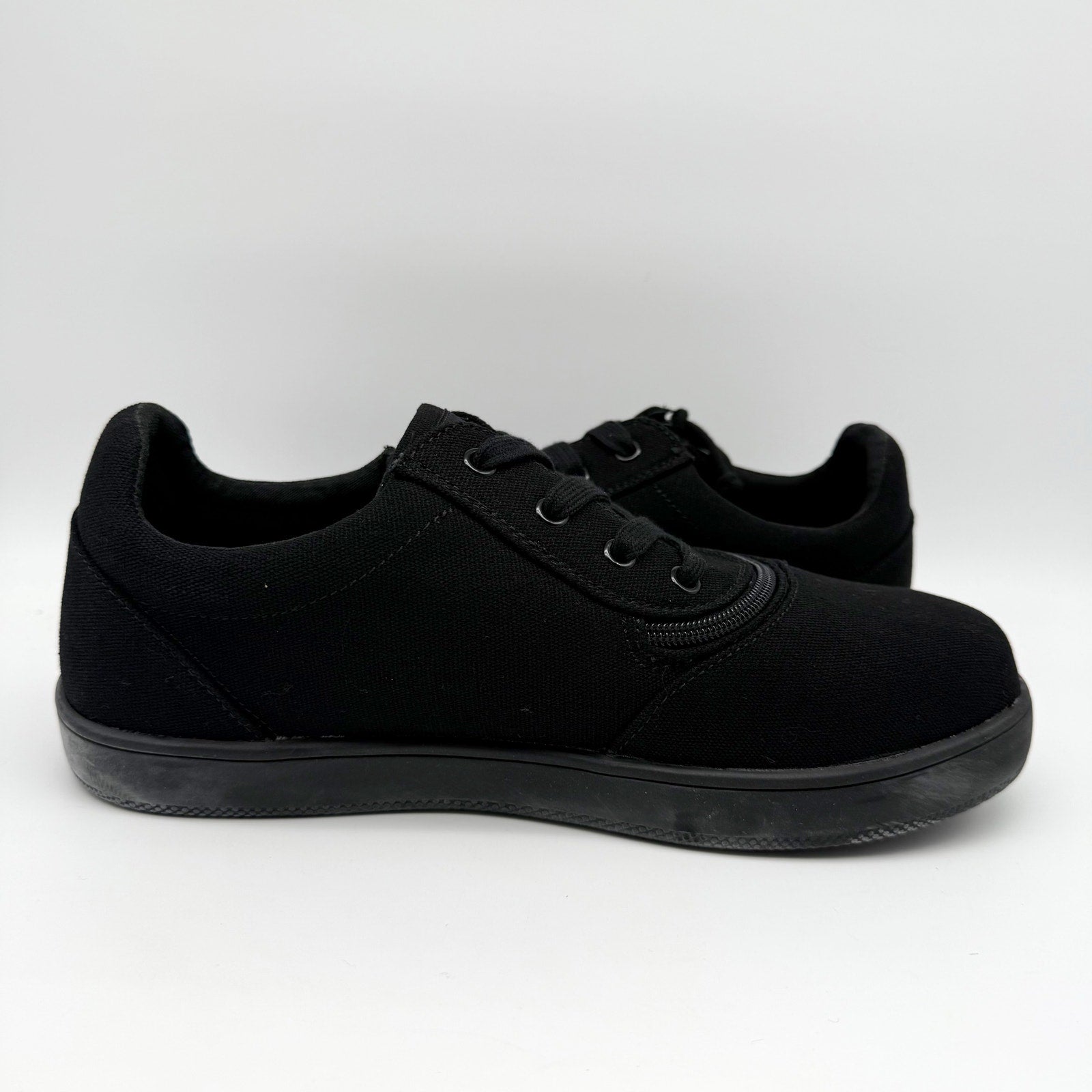 BILLY Footwear Mens Low Top ll Sneakers US 10.5 Wide EU 43.5 Black NIB