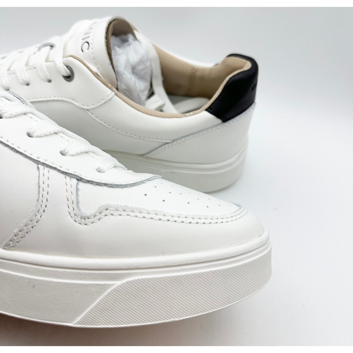 Vionic Womens Kimmie Casual Court Sneakers Size 10 M EU 41 White Leather NIB