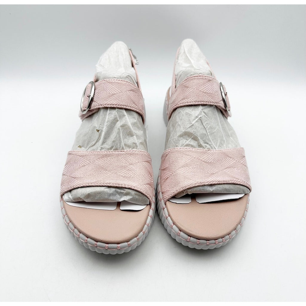 SKECHERS Womens Wilshire Boulevard Illusion of Love Sandals Size 8 Pink NIB