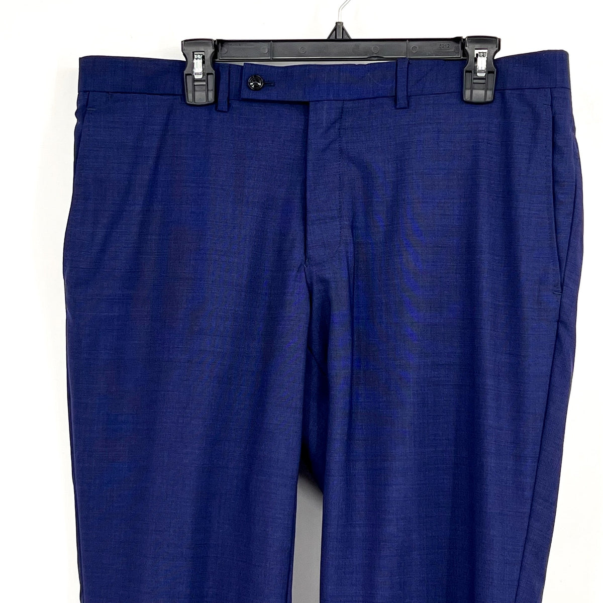 TED BAKER Men's Jarrett Dress Pants 36R Navy Blue Flat Front 100% Wool NWOT