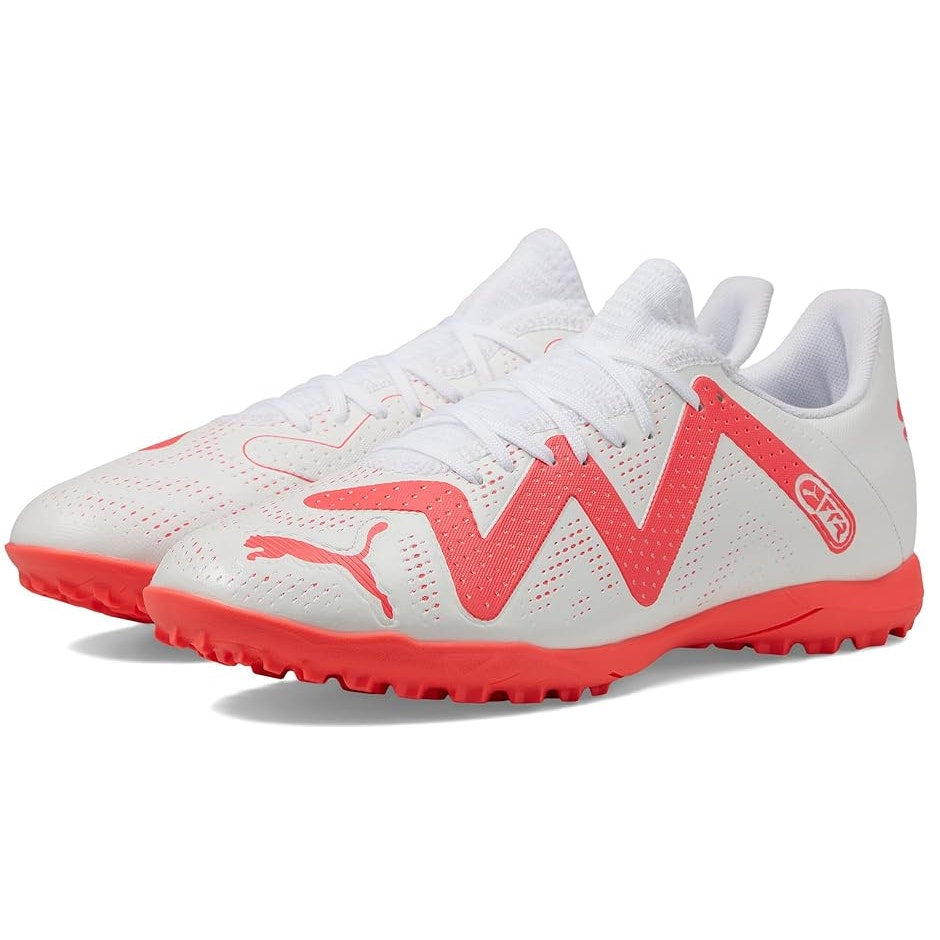 Puma Mens Future Play TT Turf Soccer Shoes US 12.5 White Pink 107381 NWOB
