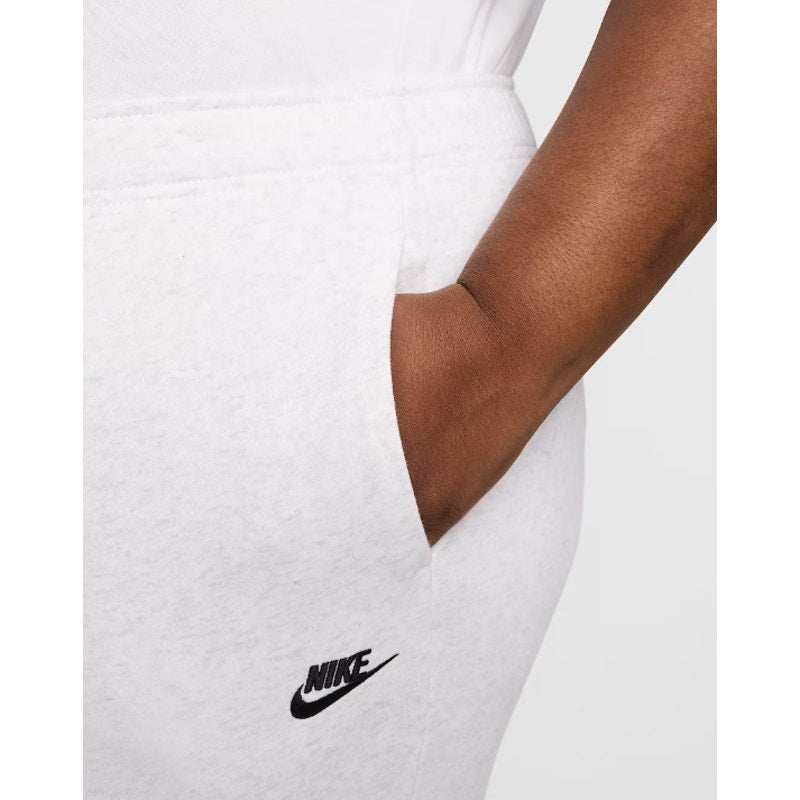 NIKE Womens Club Fleece Mid Rise Joggers 1X Light Grey Sweatpants NWT
