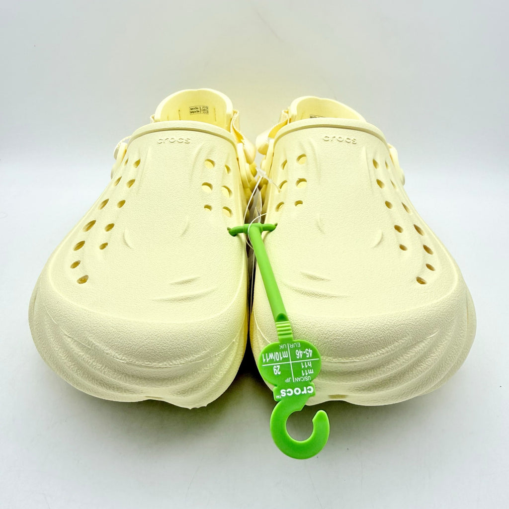Crocs Unisex Echo Clogs Mens 10 Womens 11 EU 45.5 Cream NWOB