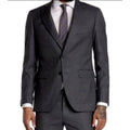 ALTON LANE Men's Tailored Fit Suit Jacket 38S Gray Wool Blend 2 Button NWOT