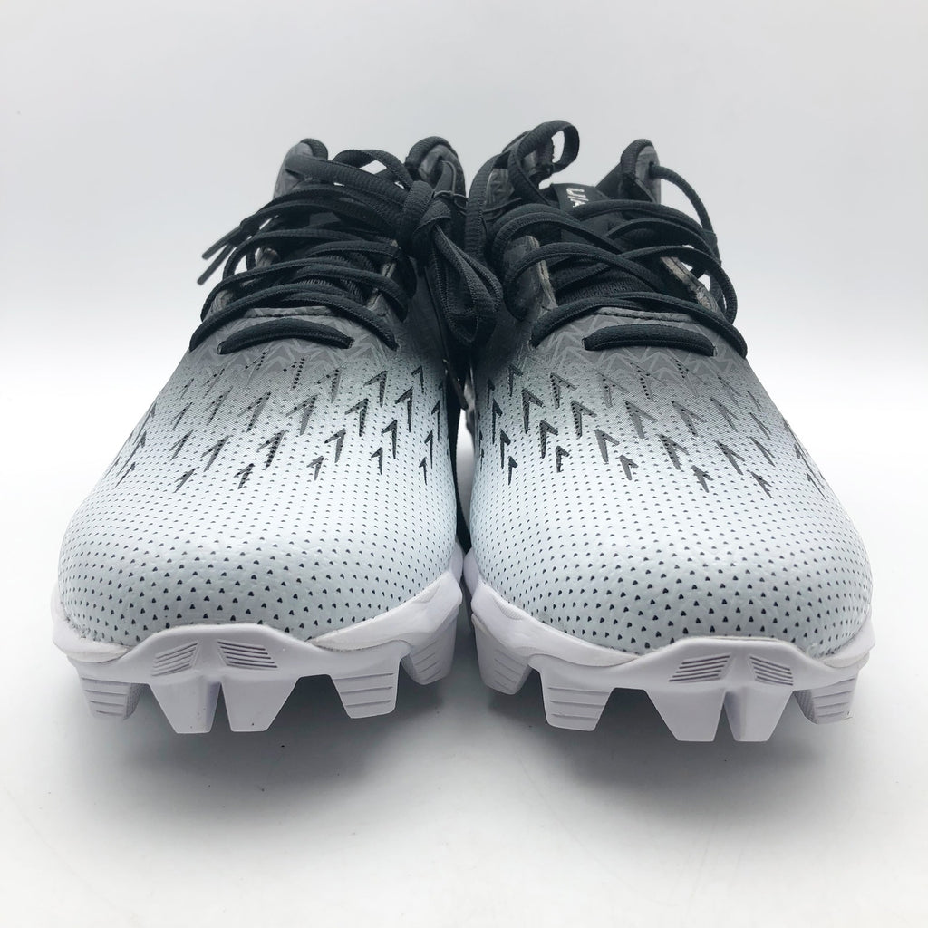 Under Armour Spotlight Franchise RM 4.0 Football Cleats Mens 9 Black White NWOB