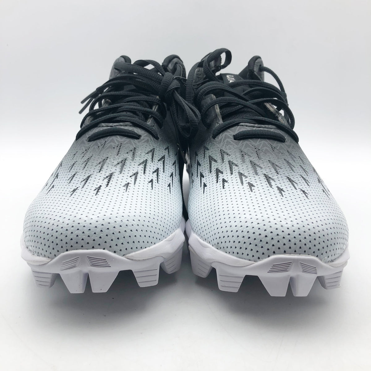 Under Armour Spotlight Franchise RM 4.0 Football Cleats Mens 9 Black White NWOB