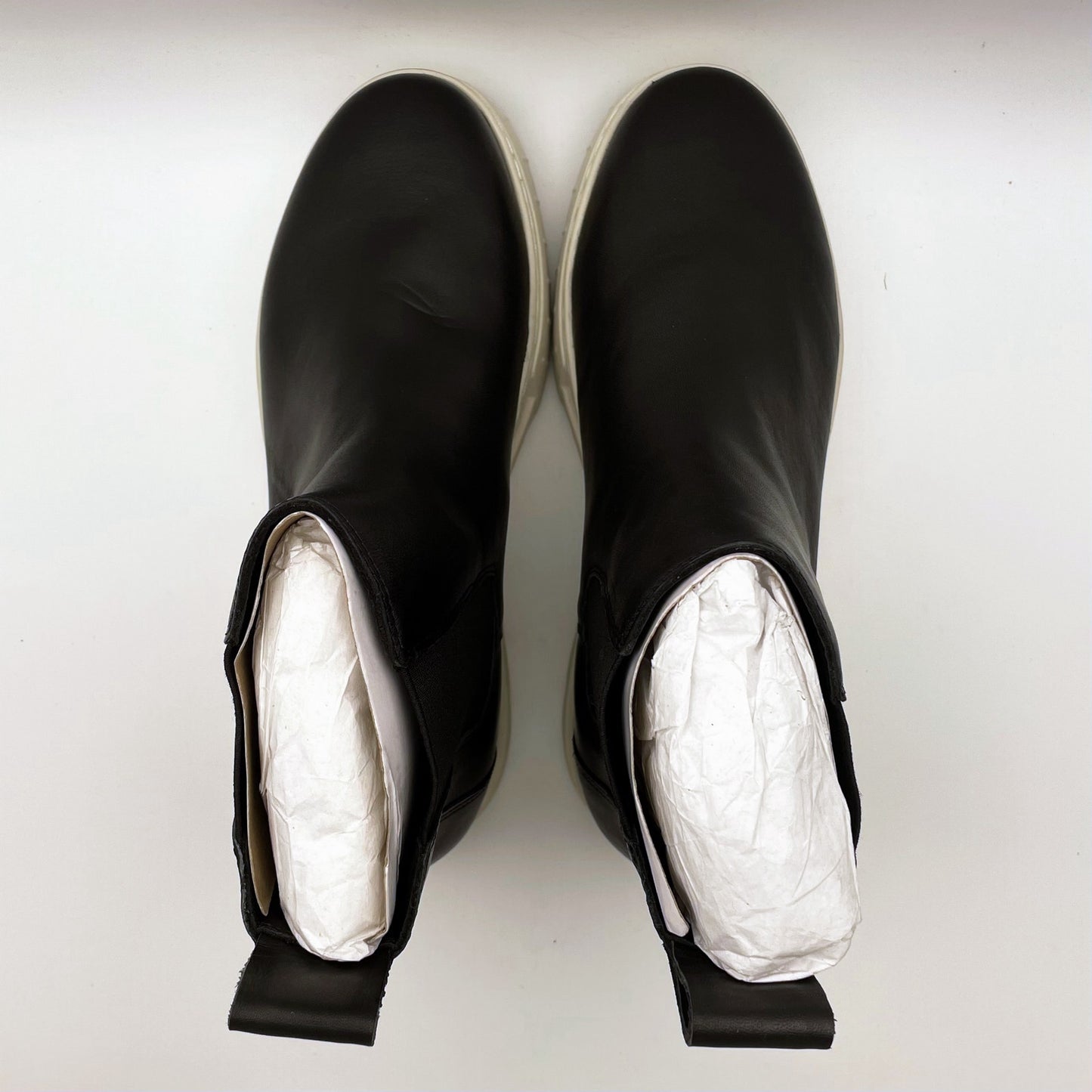 J/Slides Women's Riley Chelsea Boot Size 10 Black Leather Platform NIB