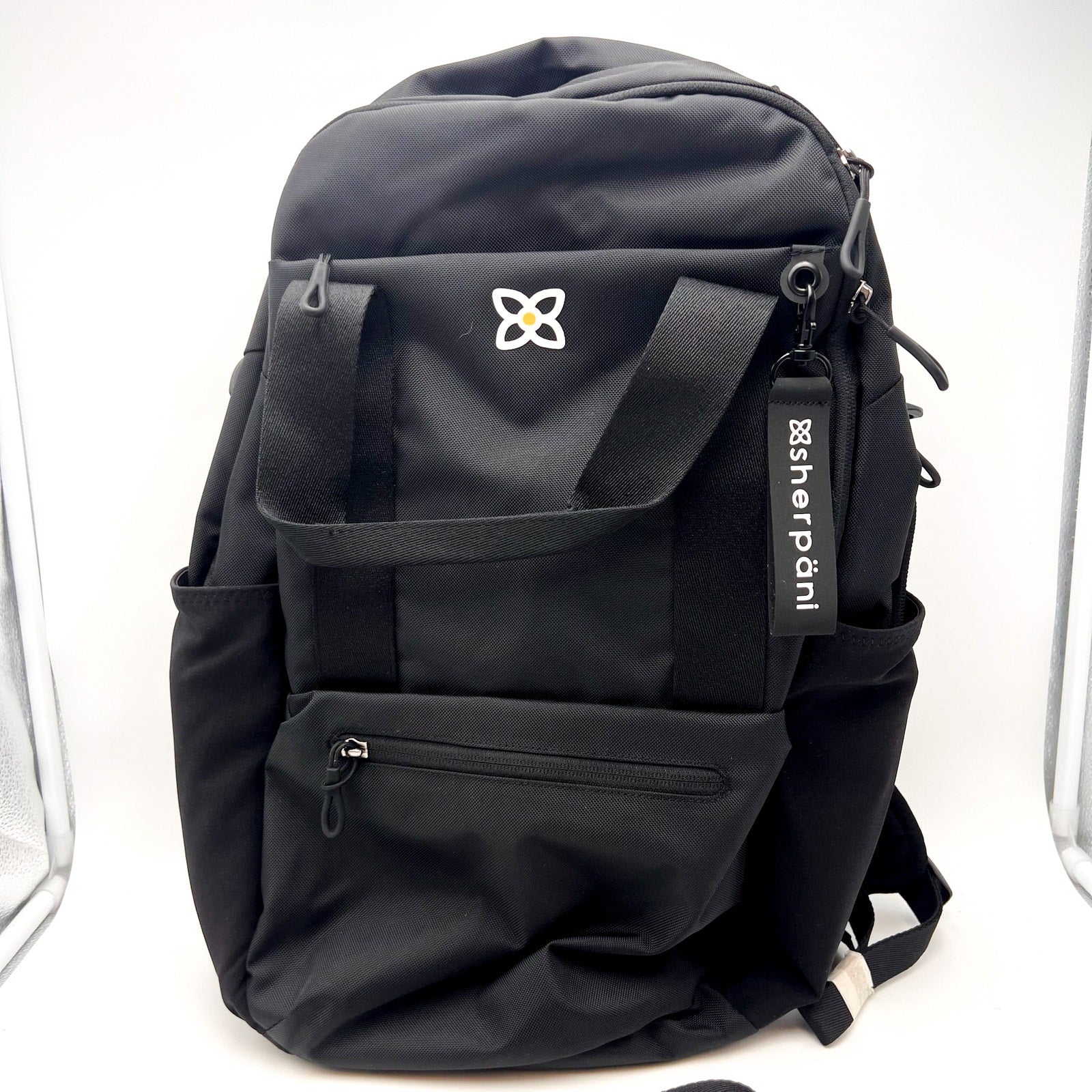 SHERPANI Camden Convertible 3 in 1 Tote Bag Travel Backpack One Size Black NWT