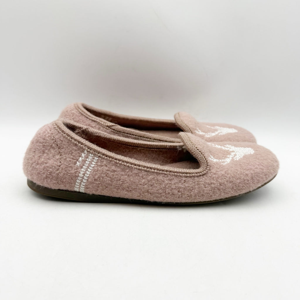 Living Kitzbuhel Womens Buck Slippers EU 36 US 5.5 Pink Wool NWOB
