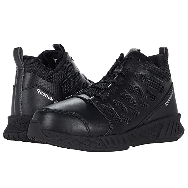 REEBOK Mens Floatride Energy Tactical Mid Work Boots Size 16 M Black SR NIB