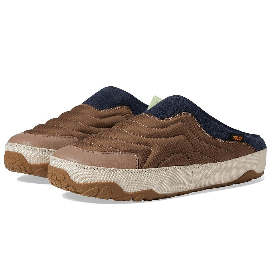 Teva Mens Reember Terrain Outdoor Slippers US 10 EU 43 Brown Slip On NIB