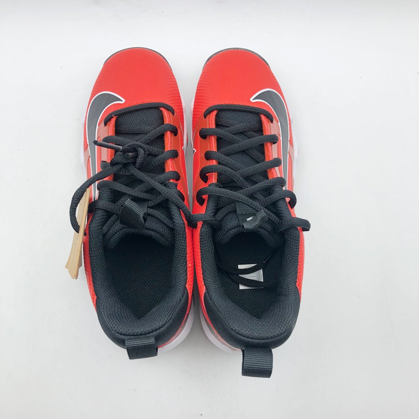 Nike Boys' Alpha Menace 4 Shark SE Football Cleats Size 5.5 Red Black NWOB