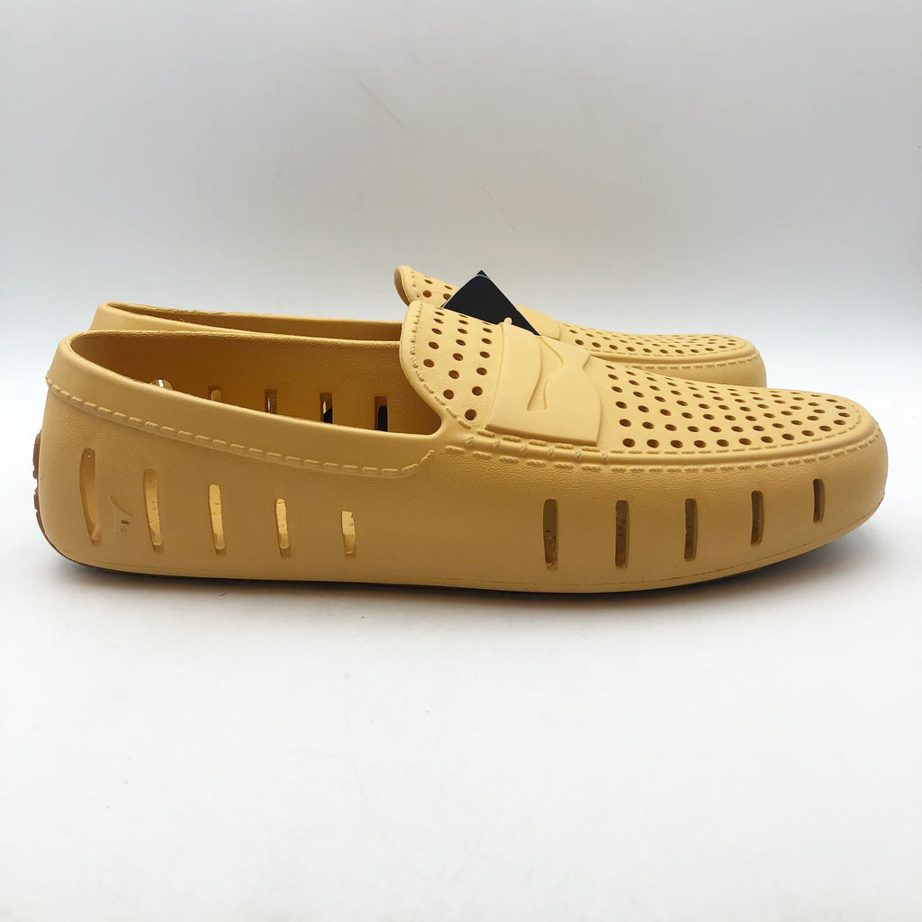 Floafers Mens Country Club Driver 2.0 Loafer Size 11 Yellow Dunne Gum NWT