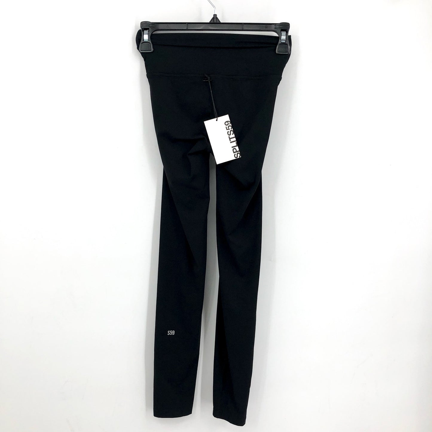 SPLITS59 Womens Mia Rigor 7/8 Leggings XS Black Crossover Waistband NWT