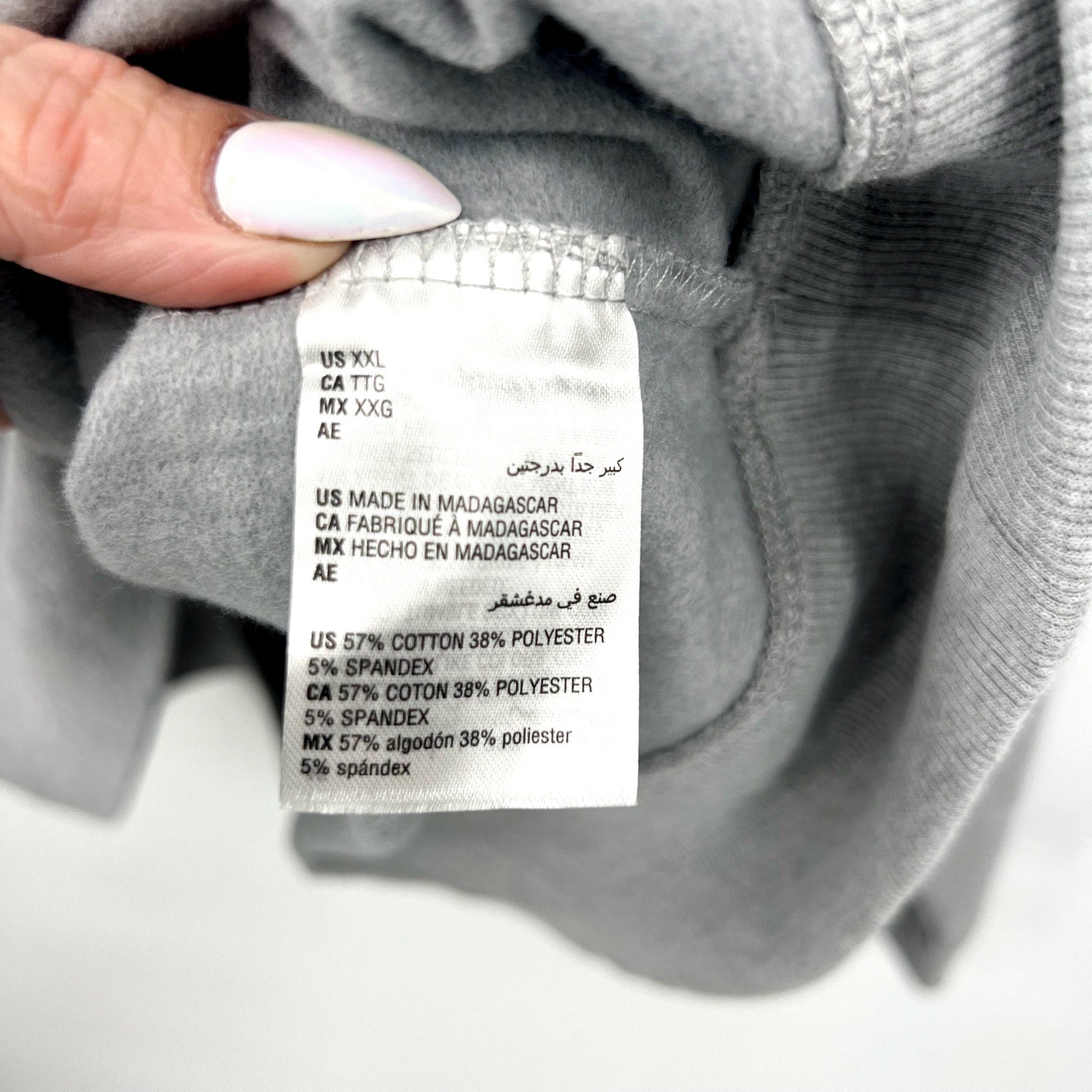 IDEOLOGY Women's Fleece Hoodie XXL Grey Zinc Heather Sweatshirt NWT