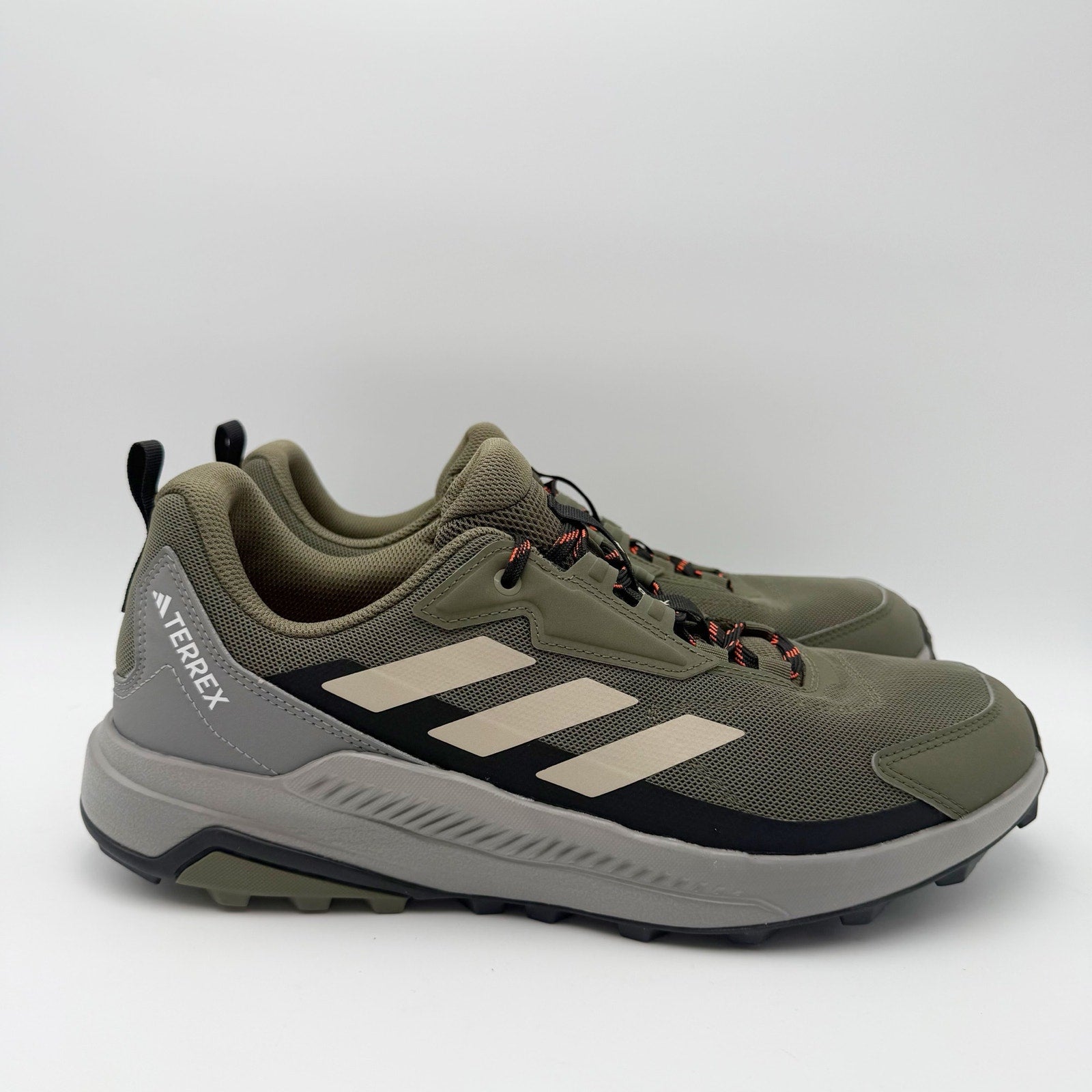 Adidas Mens Terrex Anylander Hiking Shoes Size 10.5 Green Grey Athletic NIB