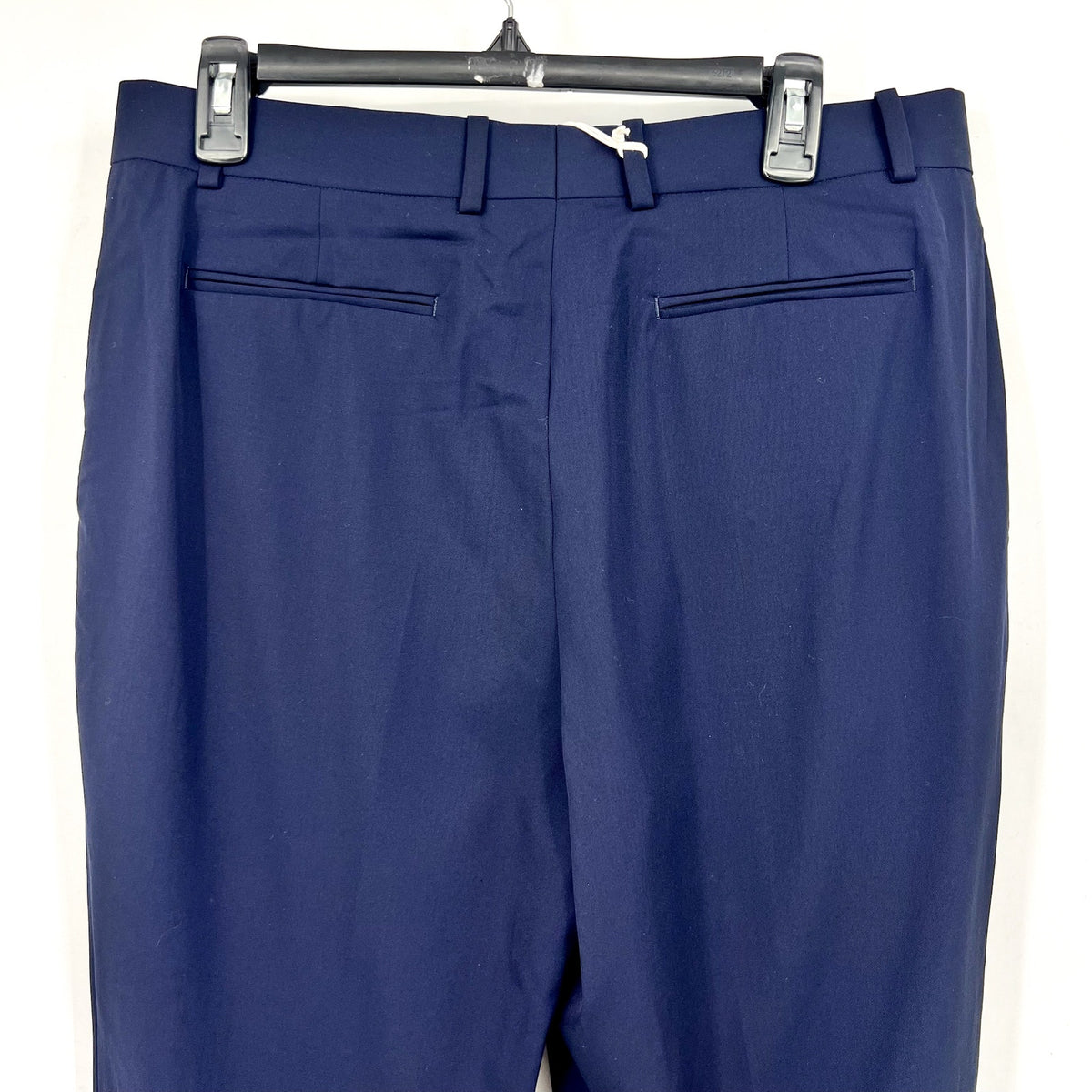 EVERLANE Women's The Italian GoWeave Crop Trouser Pants Size 10 Navy Blue NWT