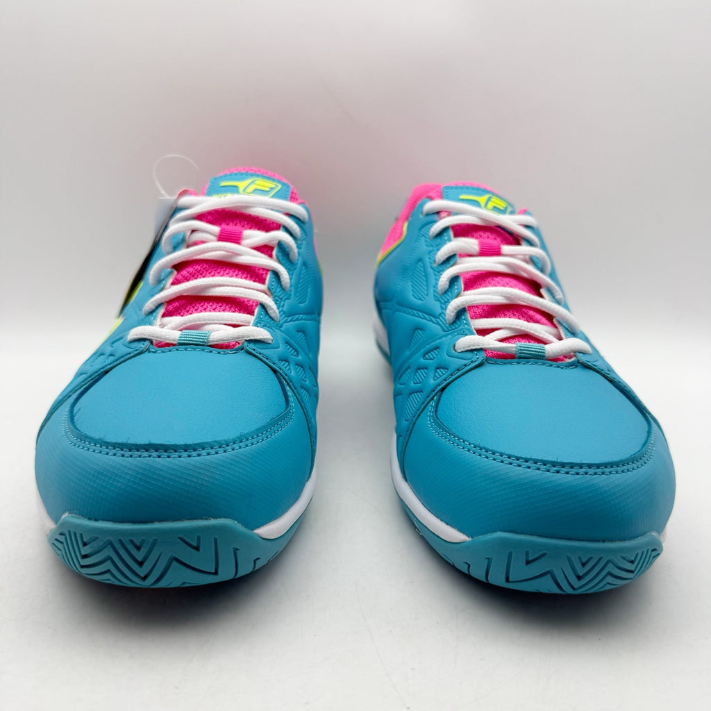 FILA Womens Double Bounce 3 Pickleball Sneakers US 11 EU 42.5 Blue Pink NWOB