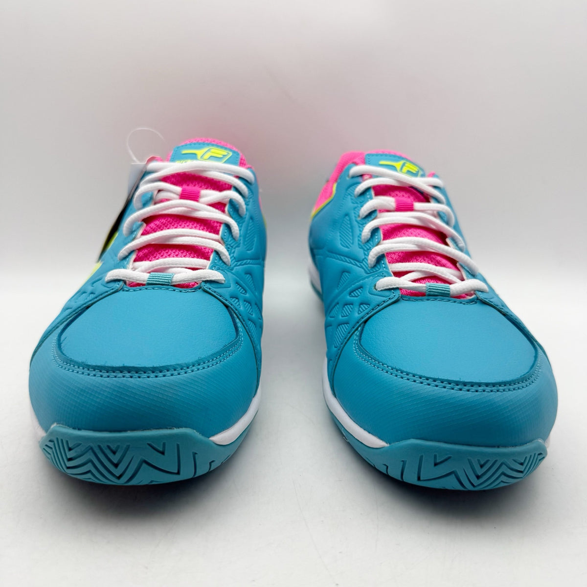 FILA Womens Double Bounce 3 Pickleball Shoes Size 11 Blue Pink Athletic NWOB
