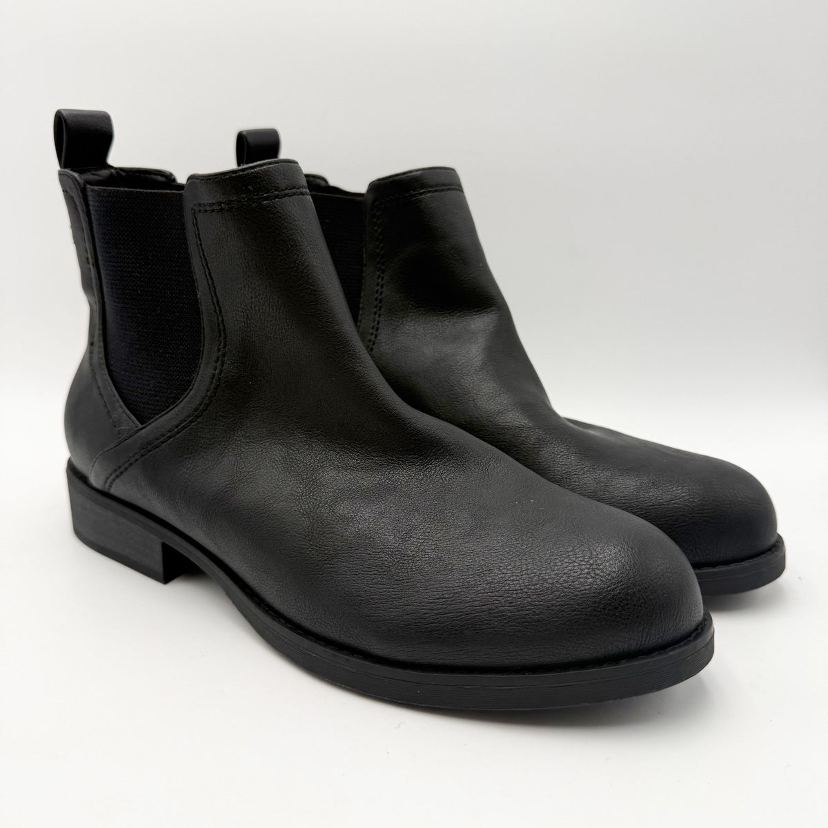 Crown Vintage Womens Flendi Chelsea Ankle Boots Size 11 WIDE Black NWOB