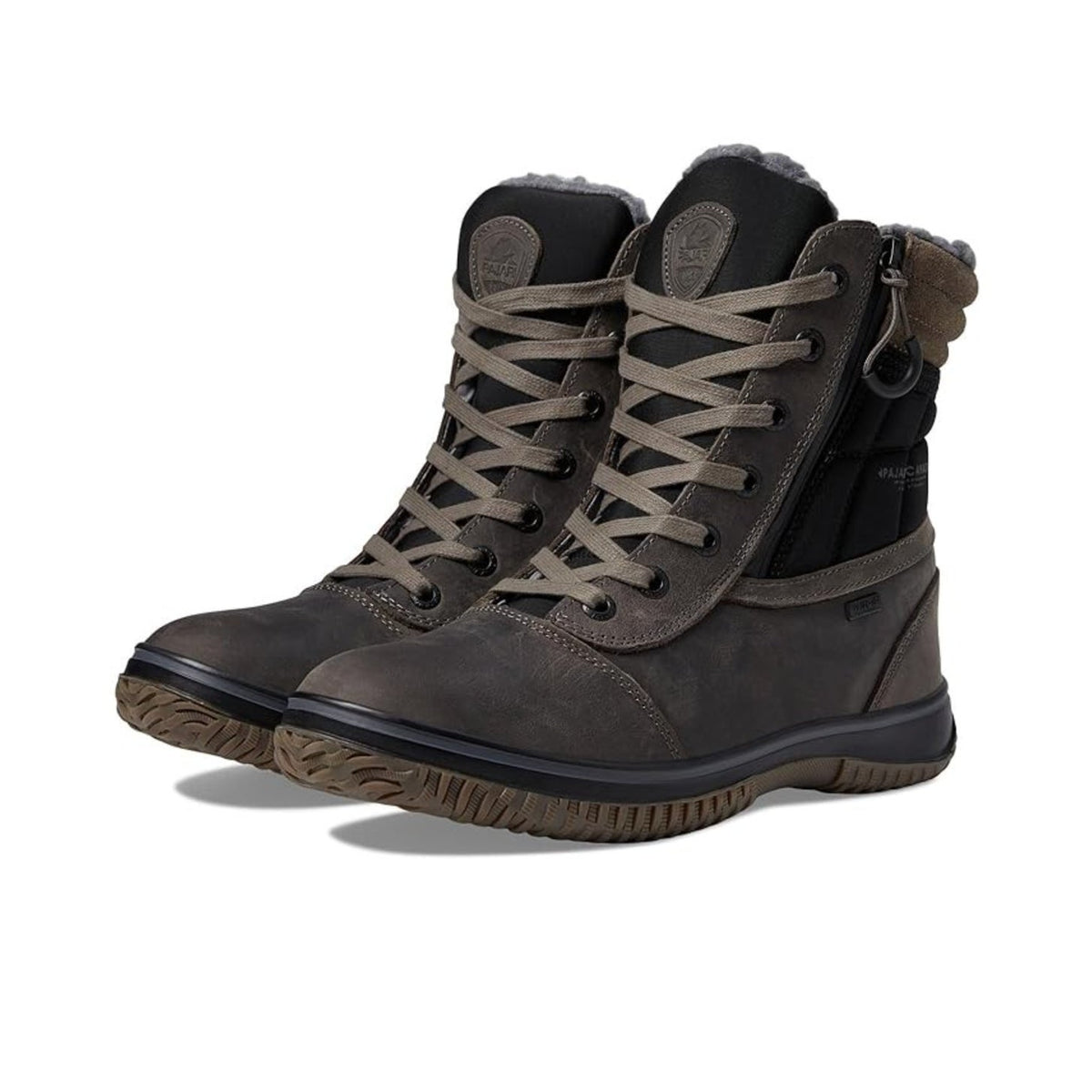 Pajar Canada Mens Trooper 3.0 Winter Boots Size 10 EU 44 Dark Grey Black WP NWOB