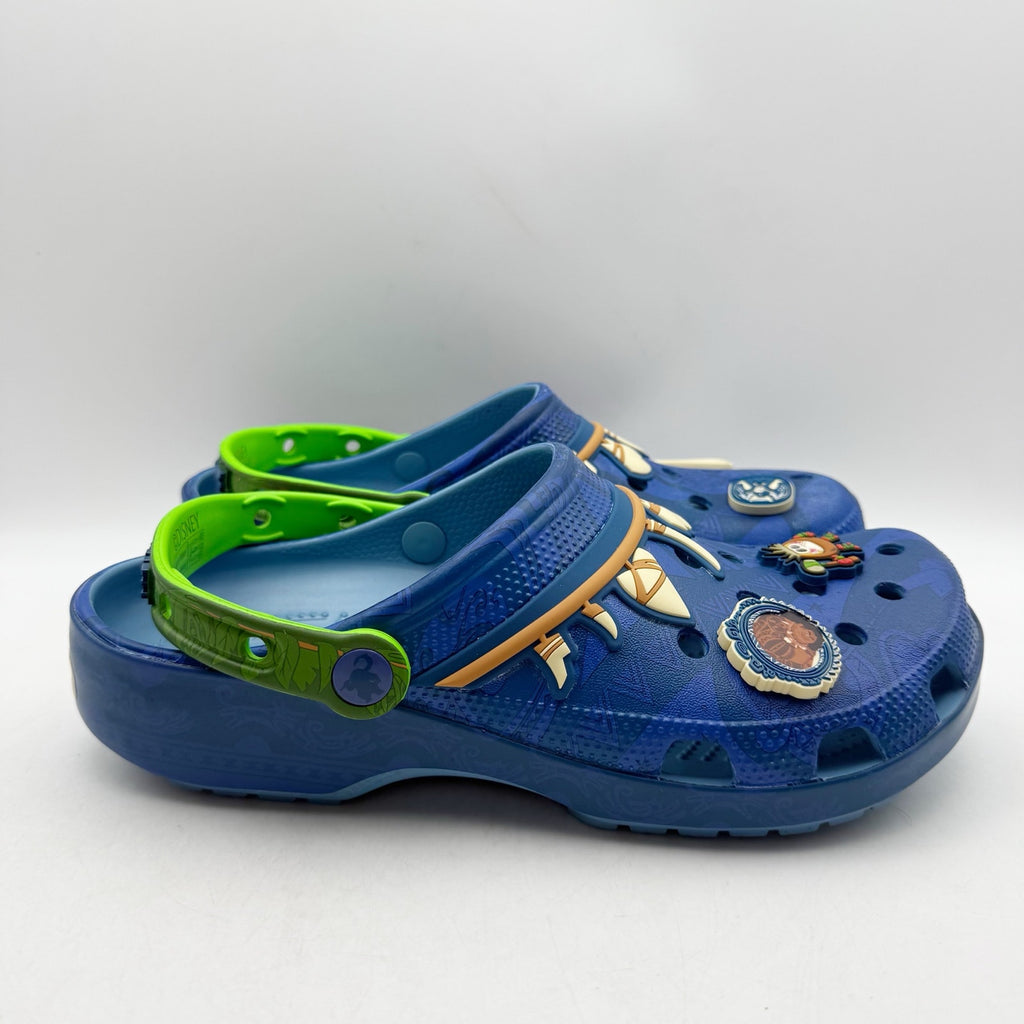 Crocs UNISEX Moana Classic Clog Mens 9 Womens 11 Blue Green NWOB