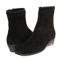 La Canadienne Womens Elizabeth Bootie US 7.5 EU 38 Black Suede Waterproof NWOB
