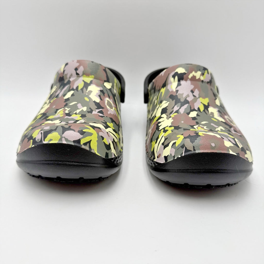 Merrell Womens Encore Service Pro Work Clogs Size 6 EU 37 Green Multi SR NIB