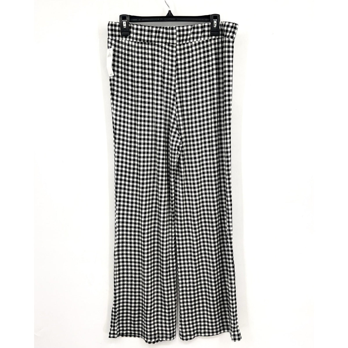 HONEYDEW Womens All American Long Sleeve Top Pants Pajamas Large Black White NWT