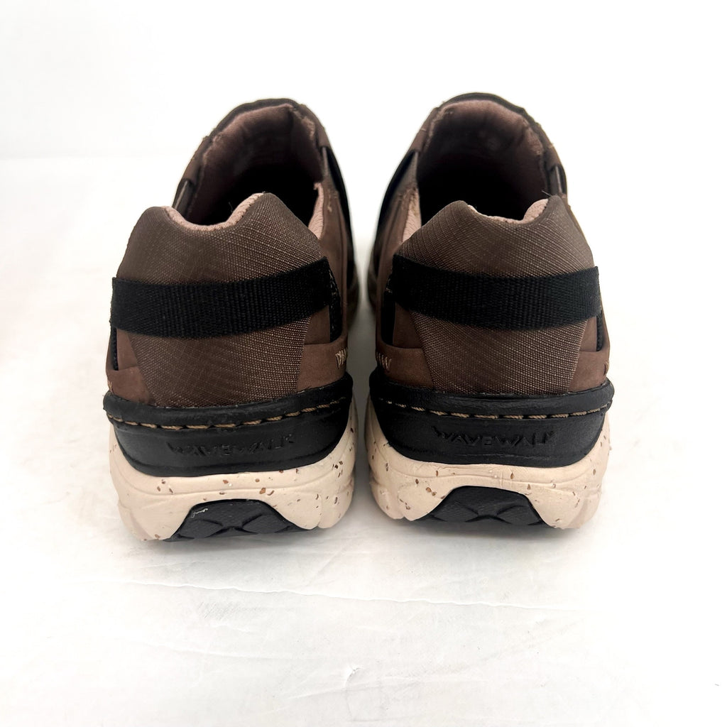 CLARKS Women's Wave Plateau Comfort Shoes Size 6.5M Tan Taupe Nubuck Slip On NIB