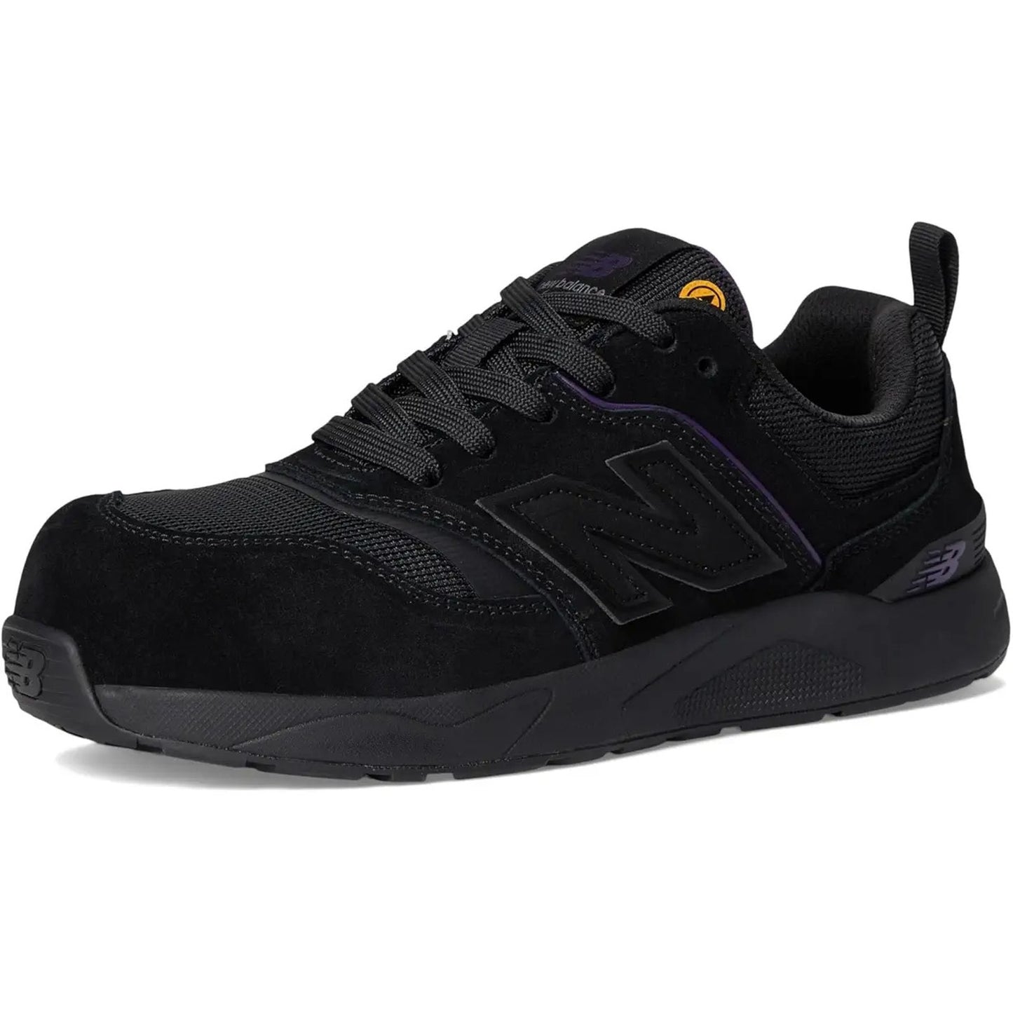 New Balance Womens Elite Lite Work Sneakers US 9.5 Wide Black Purple CT SR NIB