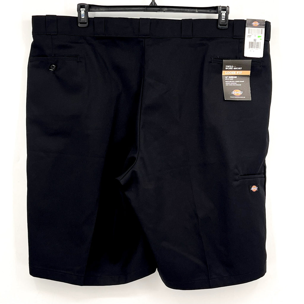 DICKIES Men's 13" Loose Fit Multi-Pocket Twill Work Shorts Size 52 Black NWT
