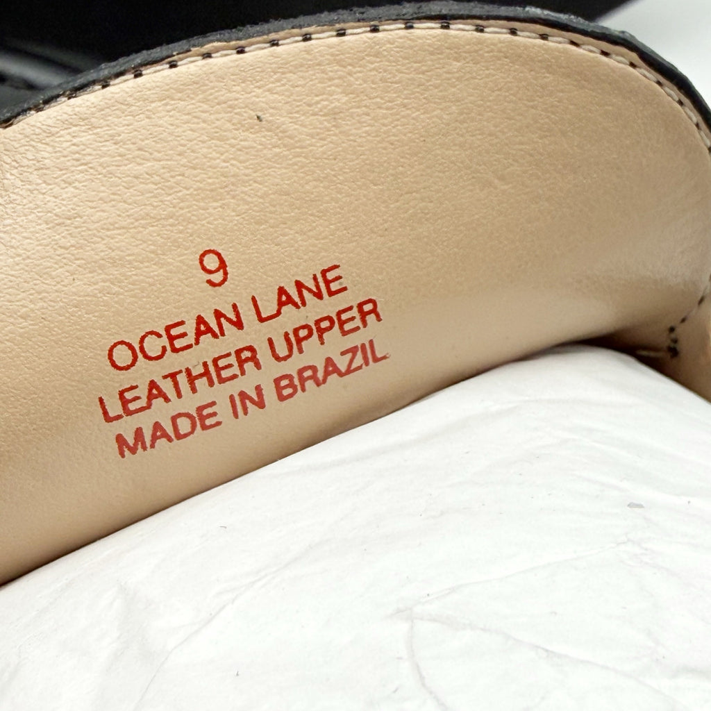 Marc Joseph New York Womens Madison Ave Loafers US 9 M Black Leather NWOB
