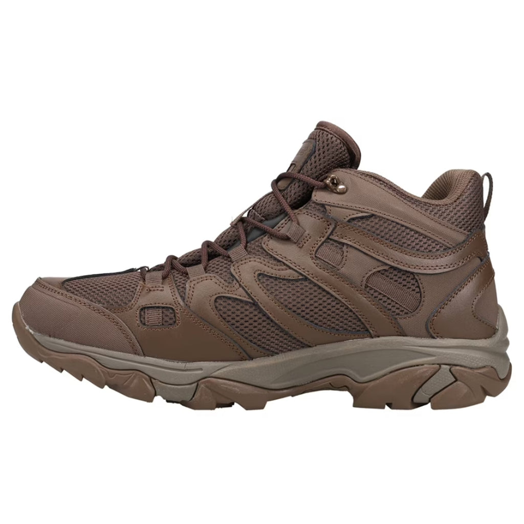 Hi-Tec Mens Ht Ravus Mid Hiking Ankle Boots US 15 EU 48 Brown Waterproof EUC