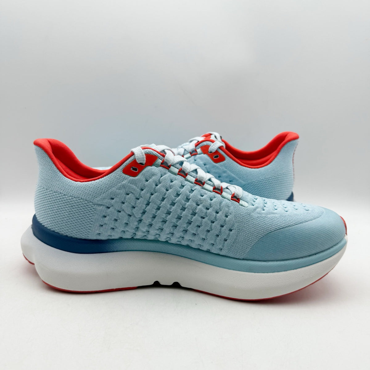 Rabbit Mens Dream Chaser Running Shoes Size 9.5 Crystal Blue White Athletic NIB