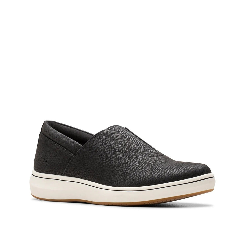 Clarks Womens Breeze Sky Ria Slip On Shoes Size 6.5 EU 37 Black Casual NWOB