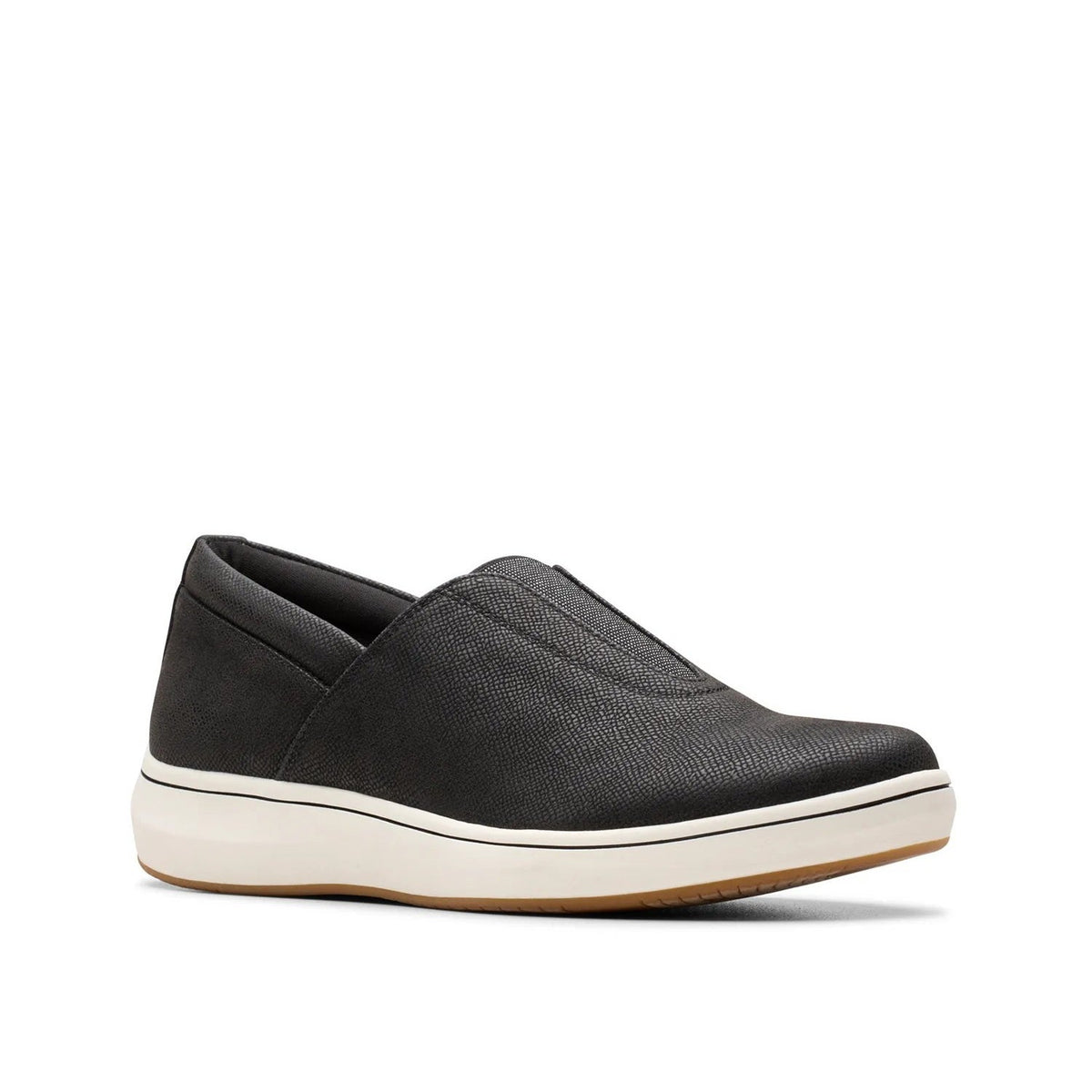 Clarks Womens Breeze Sky Ria Slip On Shoes Size 6.5 EU 37 Black Casual NWOB