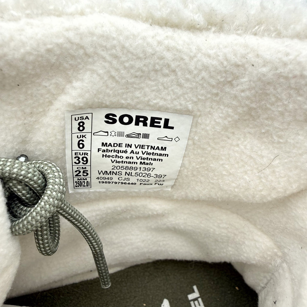 Sorel Womens Explorer Next Carnival Boots US 8 Green Winter Waterproof NIB