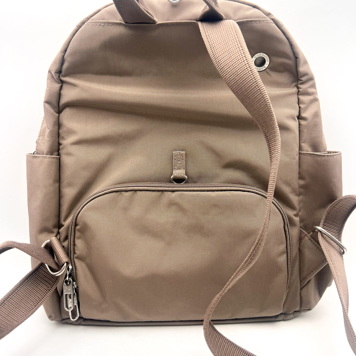 BAGGALLINI Securtex Anti-Theft Vacation Backpack Beige Portobello NWOT