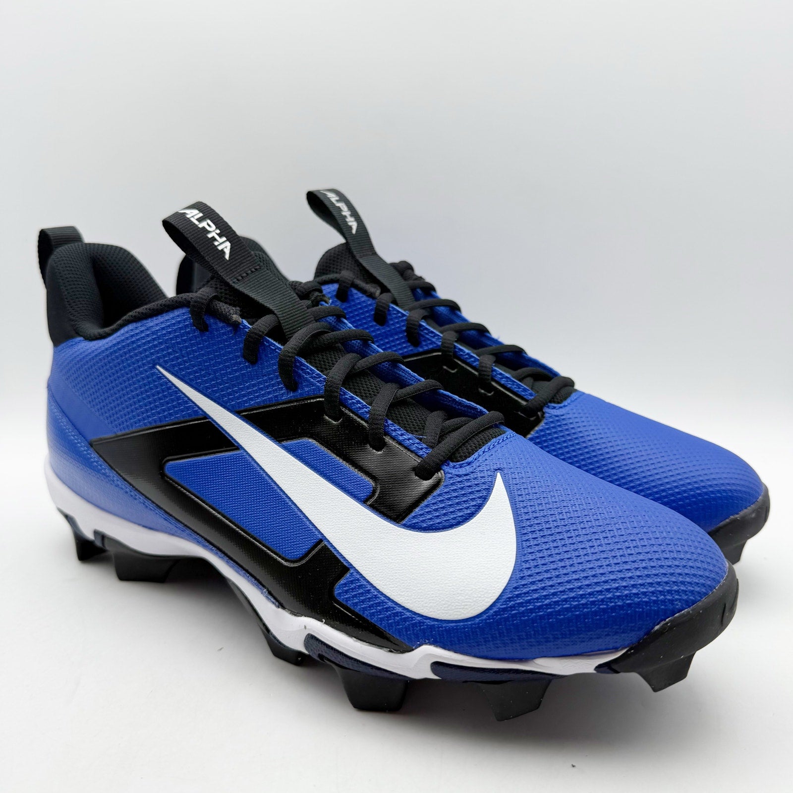 Nike Mens Alpha Menace 4 Shark Football Cleats US 11 Blue White NWOB