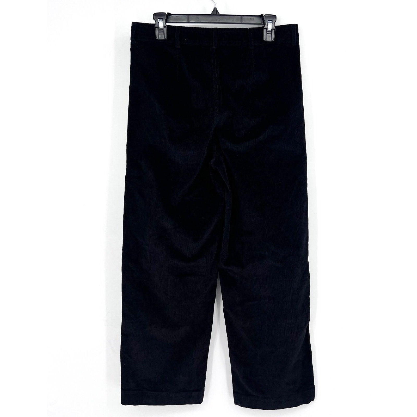 Everlane Womens The Corduroy Wide-Leg Pants Size 10 High Rise Black NWT